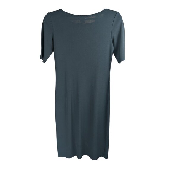 Gap T-Shirt Midi Dress Women's XS Slim Slit Hem Rayon/Polyester Blend - Picture 2 of 8